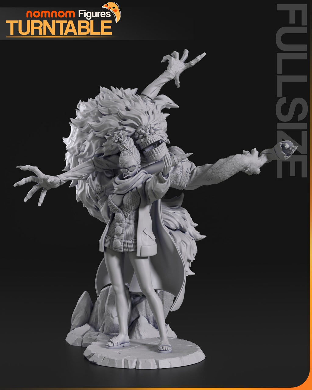 Sieko & Granny "Seiko Okarun" - Dandadan - 75mm, 1:10 Scale, Bust