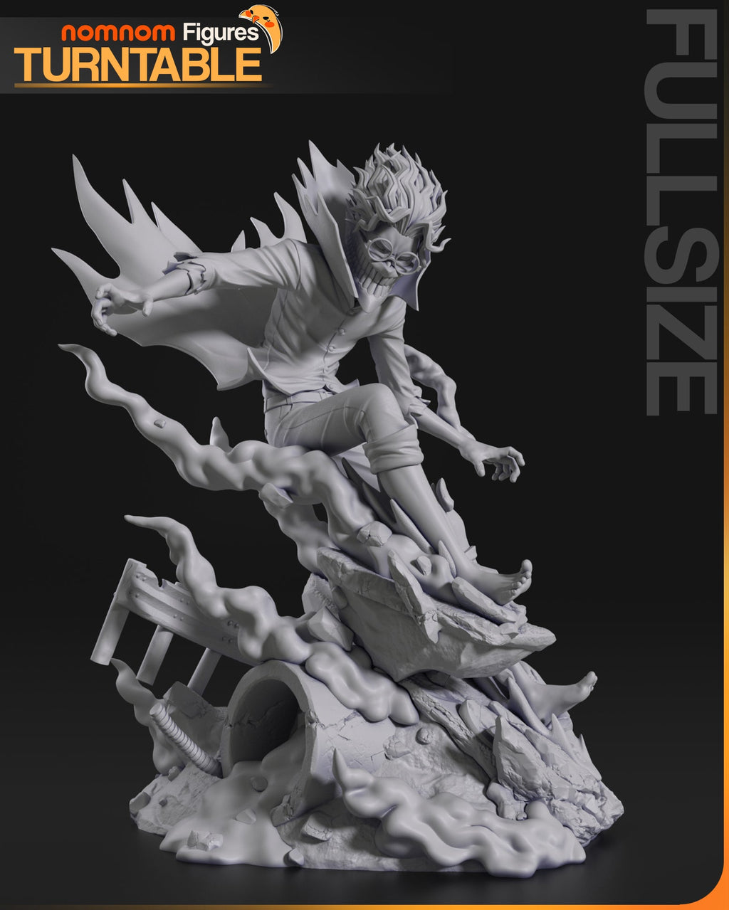 Turbo Okarun - Dandadan - 75mm, 1:10 Scale, Bust