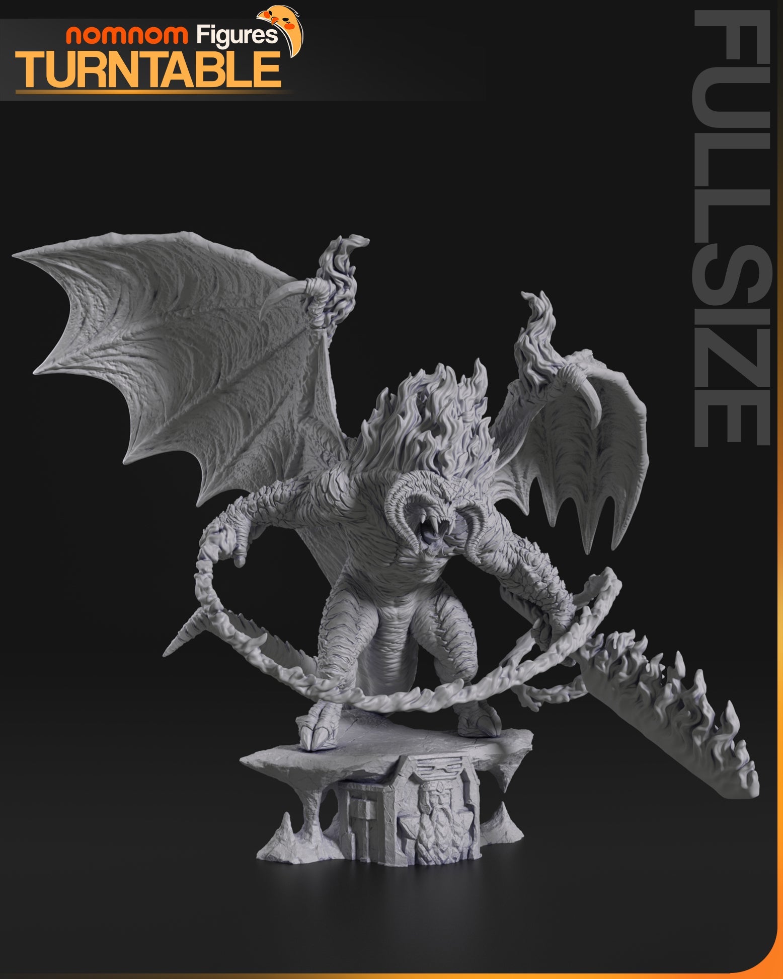 Balrog - LoTR - 1:10 Scale, 75mm, Bust