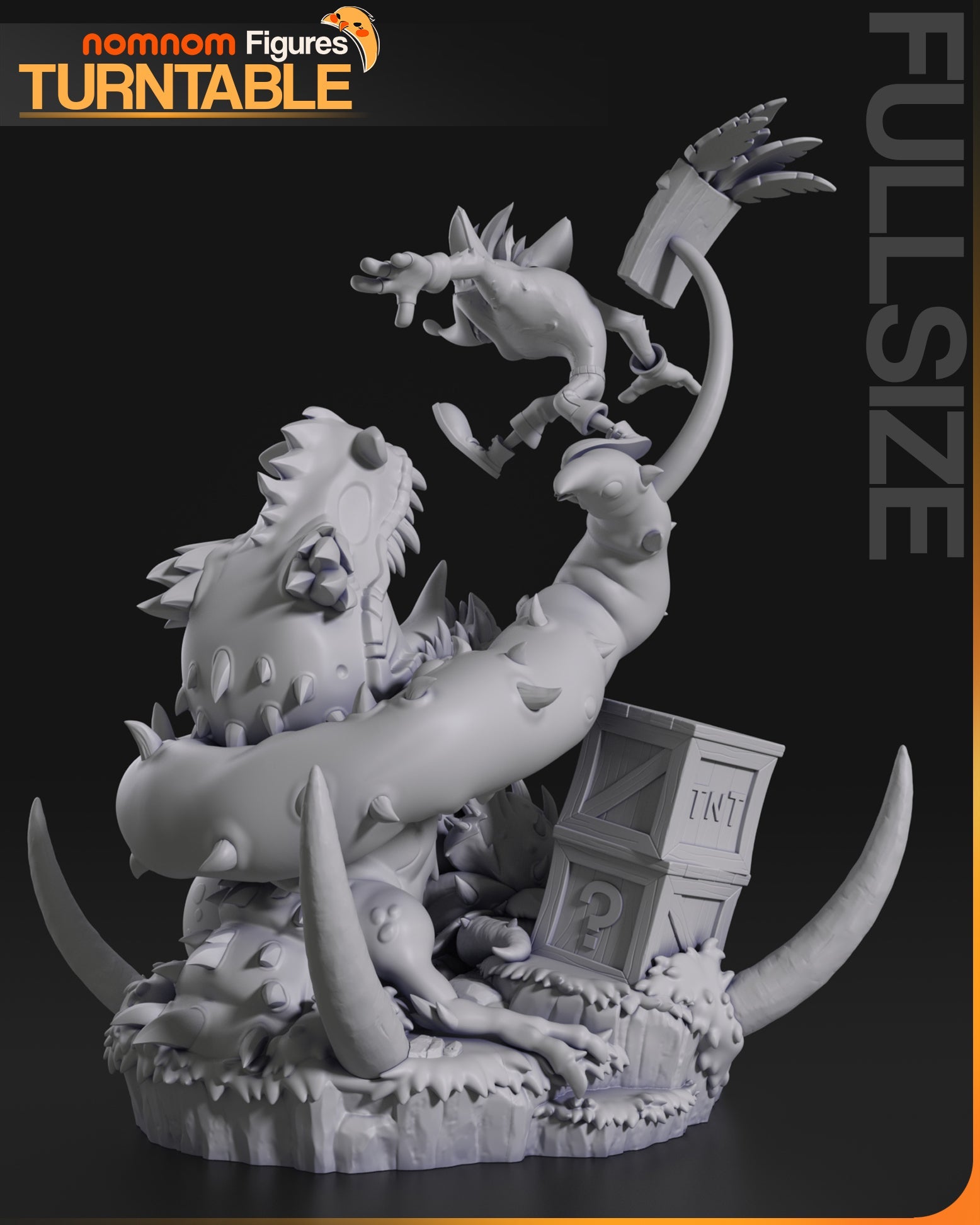 Crash Bandicoot - 75mm, 1:10 Scale, Bust
