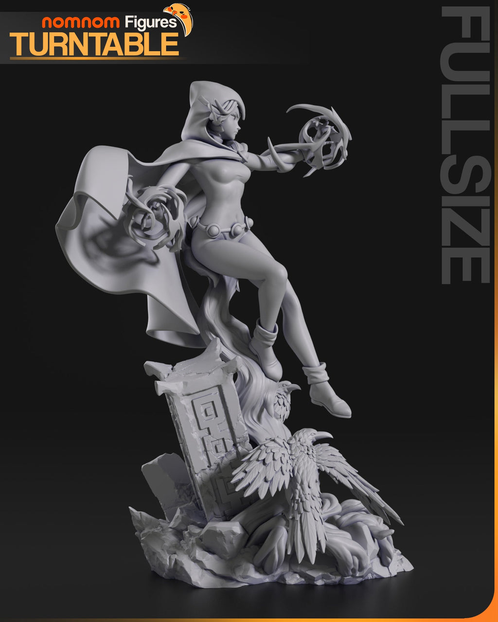 Raven - Teen Titans - DC Comics - 1:10, 75mm Scale & Bust