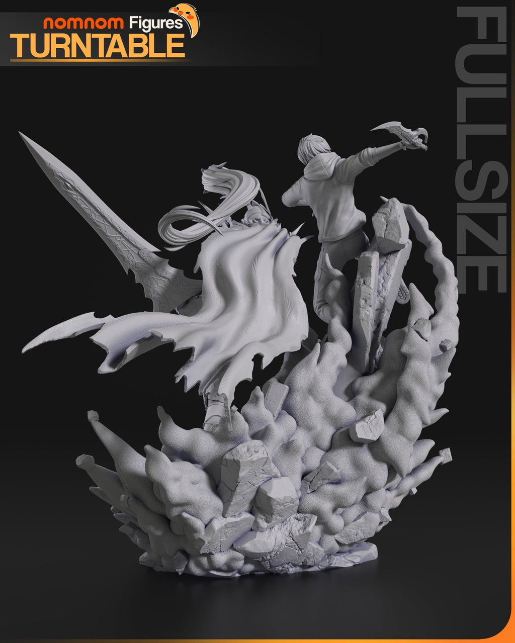 Sung Jinwoo X Igris - Solo Leveling - 75mm, 1:10 Scale, Bust