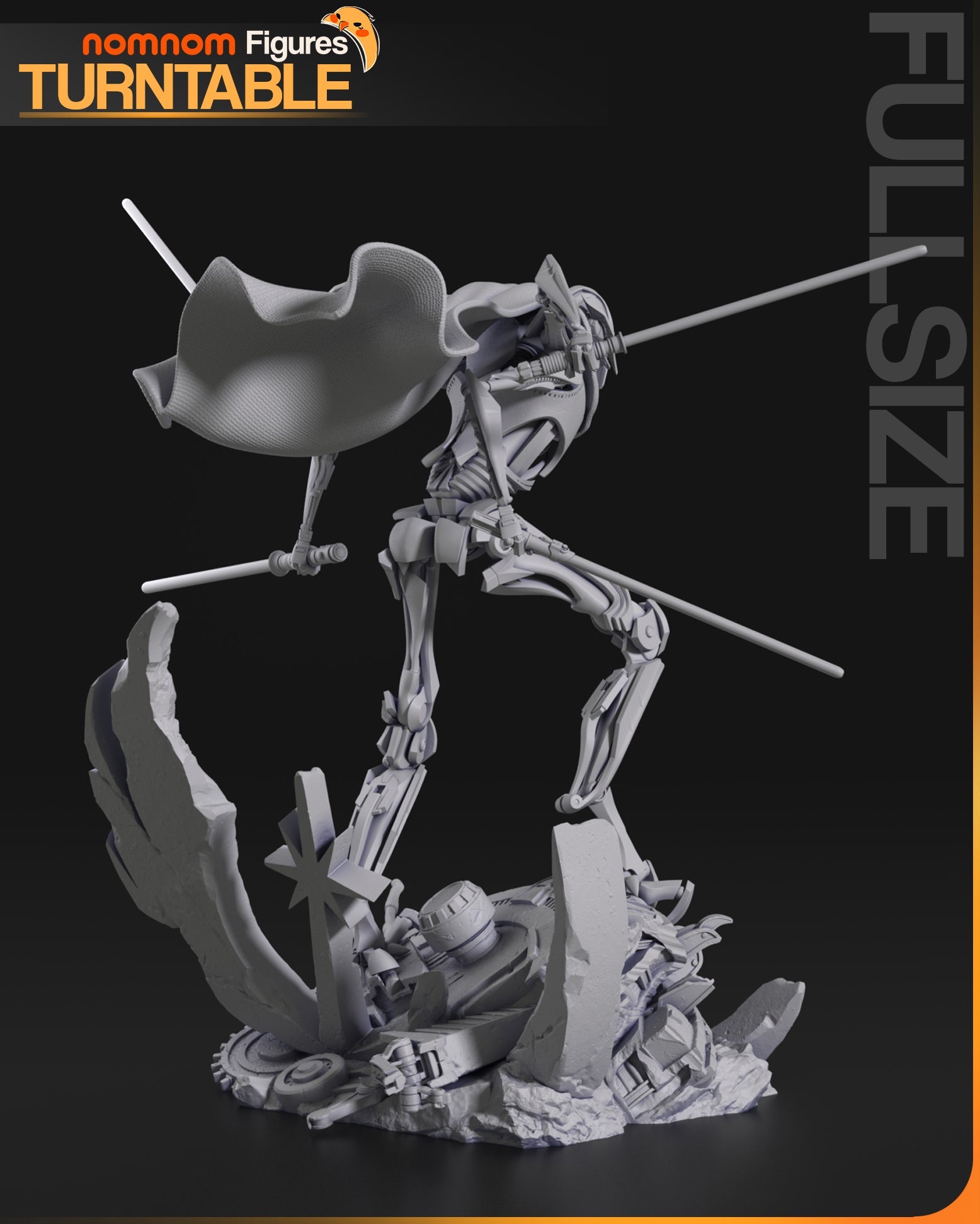 General Grievous - SW - 1:10 Scale, 75mm, Bust