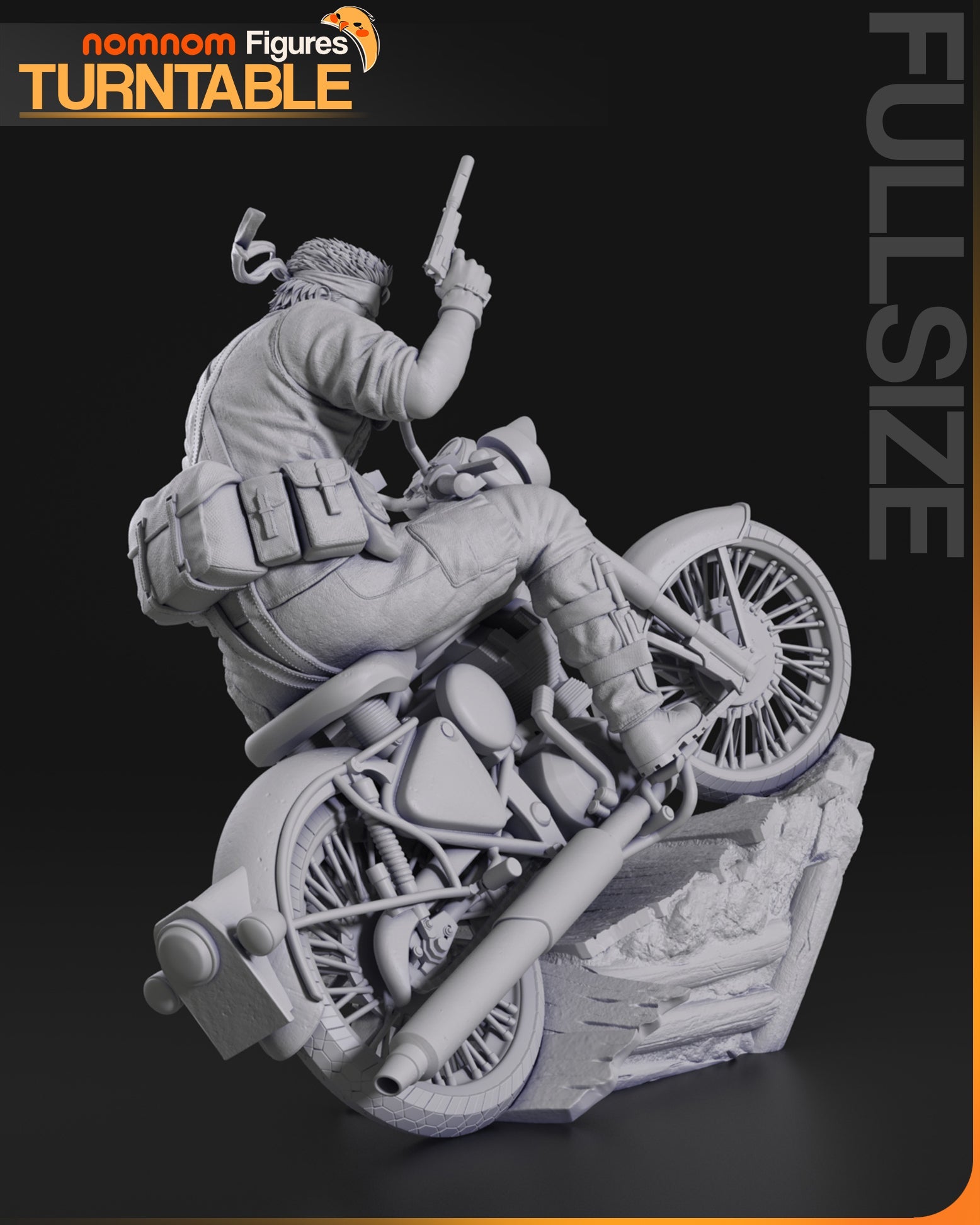 Naked Snake - Metal Gear Solid - 75mm, 1:10 Scale, Bust