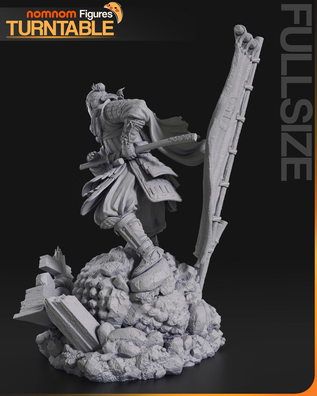 Jin Sakai - Ghost of Tsushima - 75mm, 1:10 Scale, Bust