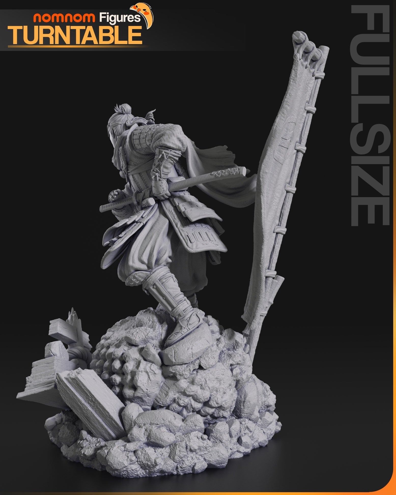 Jin Sakai - Ghost of Tsushima - 75mm, 1:10 Scale, Bust