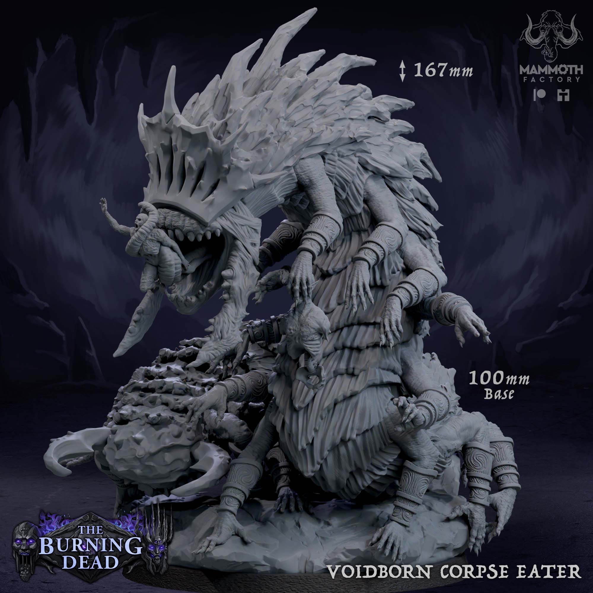 Voidborn Corpse-Eater – The Burning Dead Horror Miniature