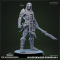 Whisperwood Guardians - Male Elf Barbarian Miniatures