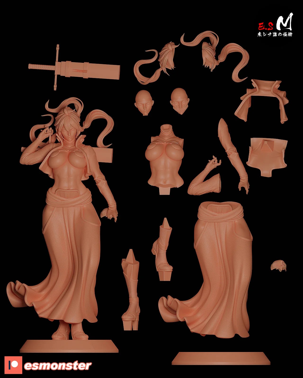 Hallibel - Bleach (SFW/NSFW 18+ Only) - 1:6 Scale Figure
