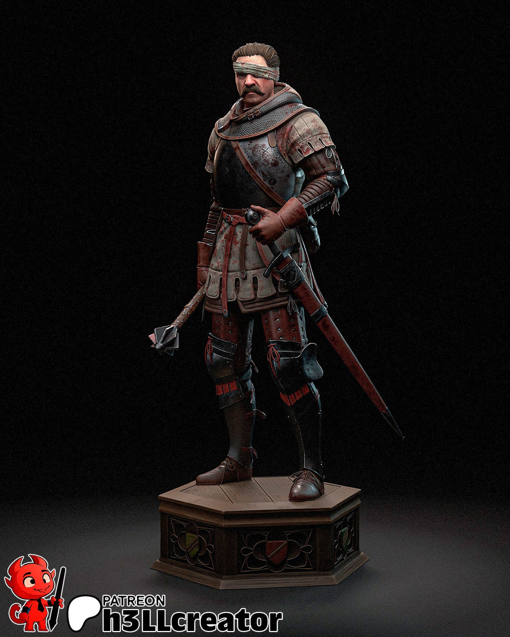 Jan Zizka - Deliverance, Kingdom Come -  1:8 Scale, Bust