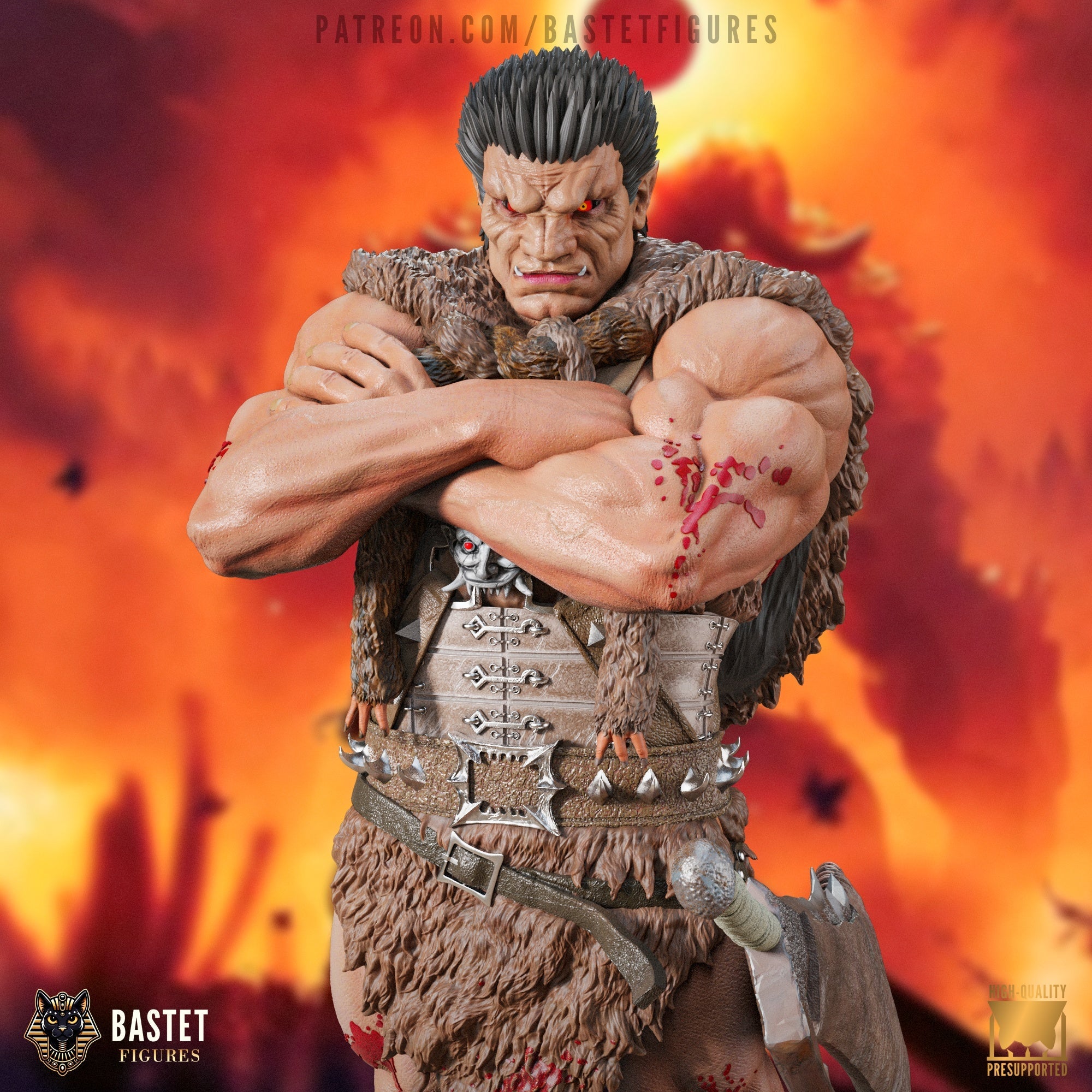 Zodd - Berserk - 1:8 Scale Figure & Bust