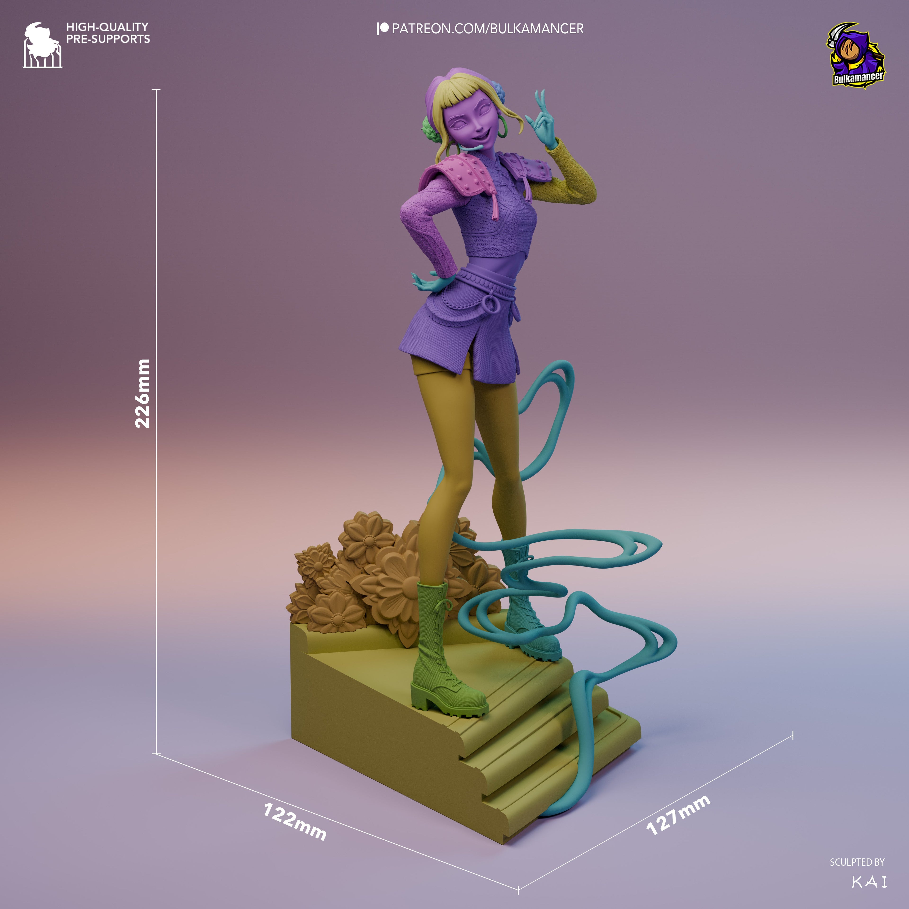 Zoey - K-Pop Demon Hunters - 1:8 Scale Figure