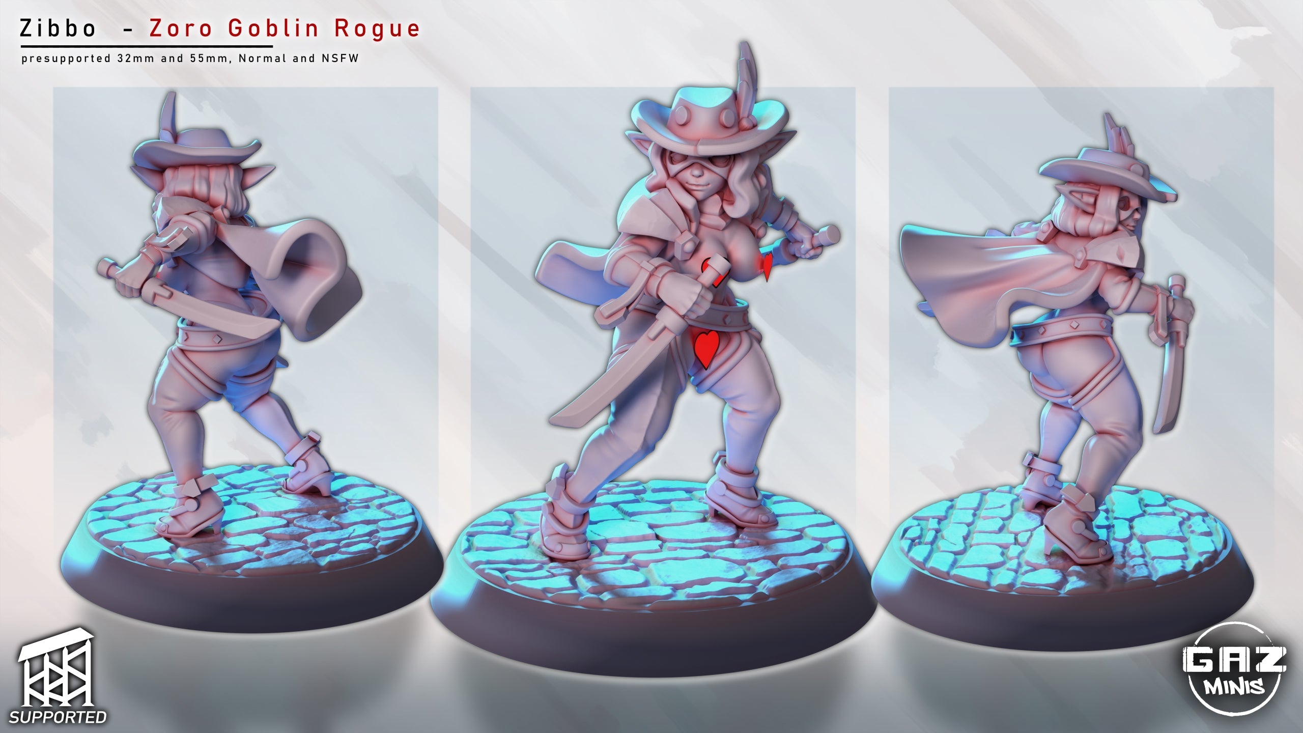 Zibbo Zoro - Goblin Rogue Miniature