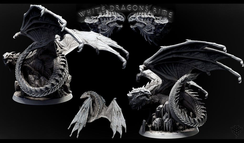 Adolescent White Dragon