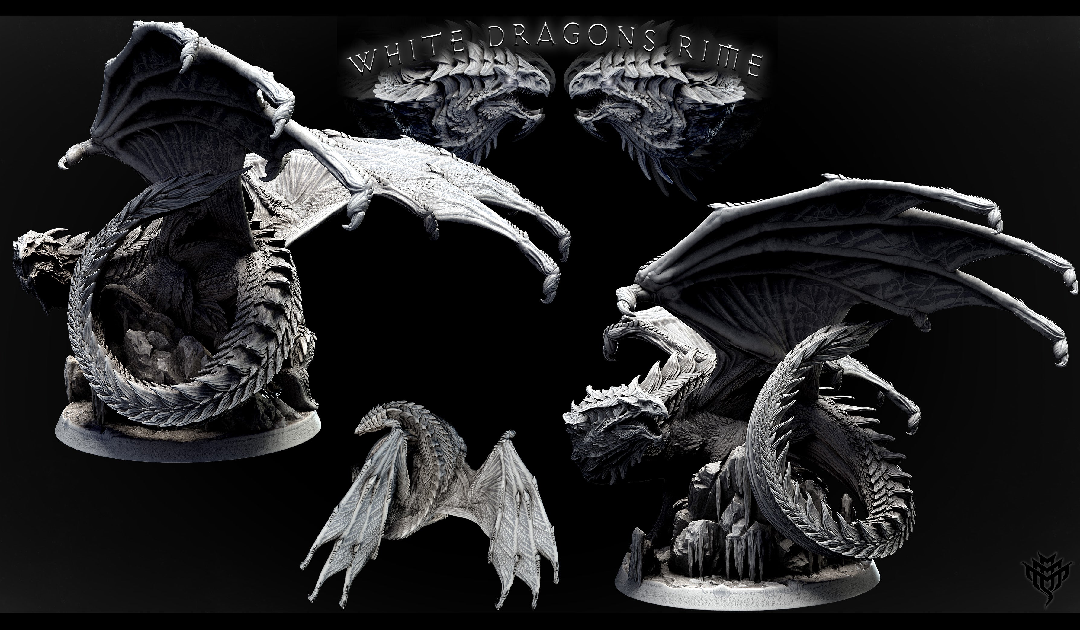 Adolescent White Dragon