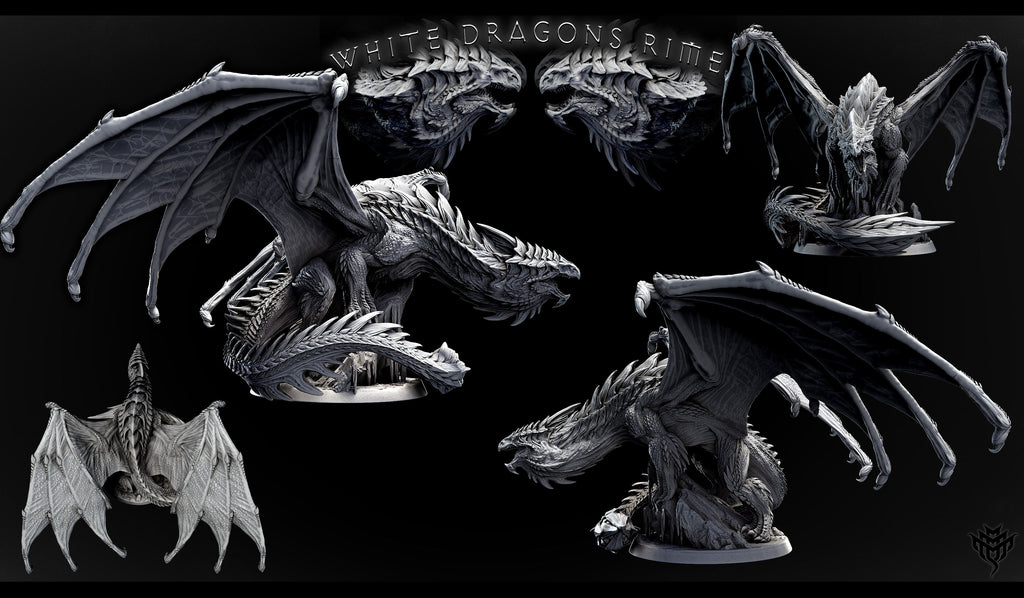 Adult White Dragon