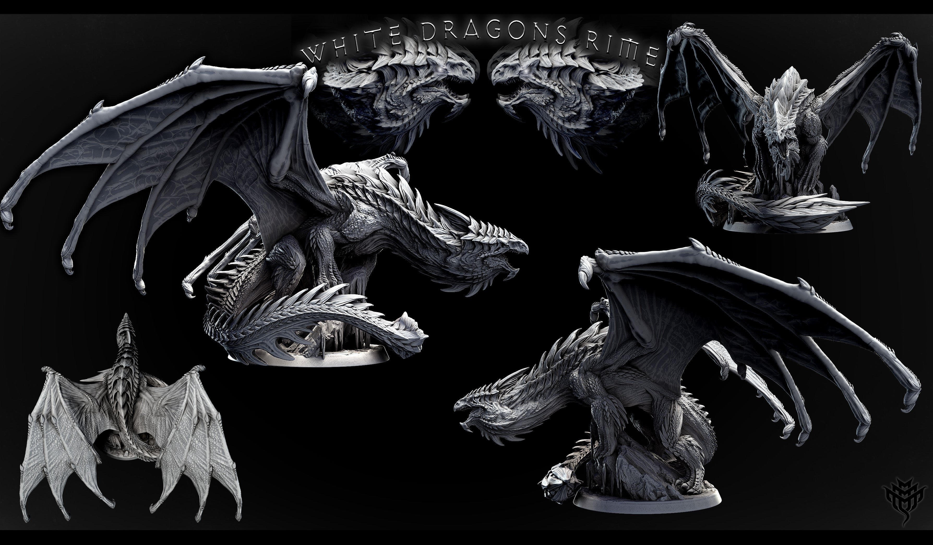 Adult White Dragon