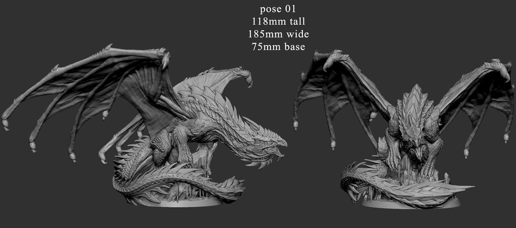 Adult White Dragon