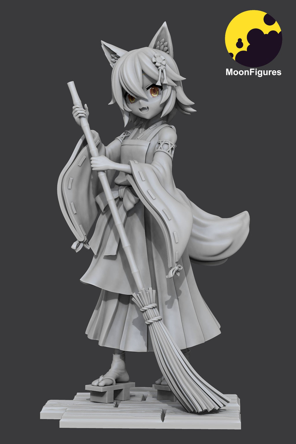Fox Senko-San - The Helpful Fox Senko - 1:10 Scale Figure