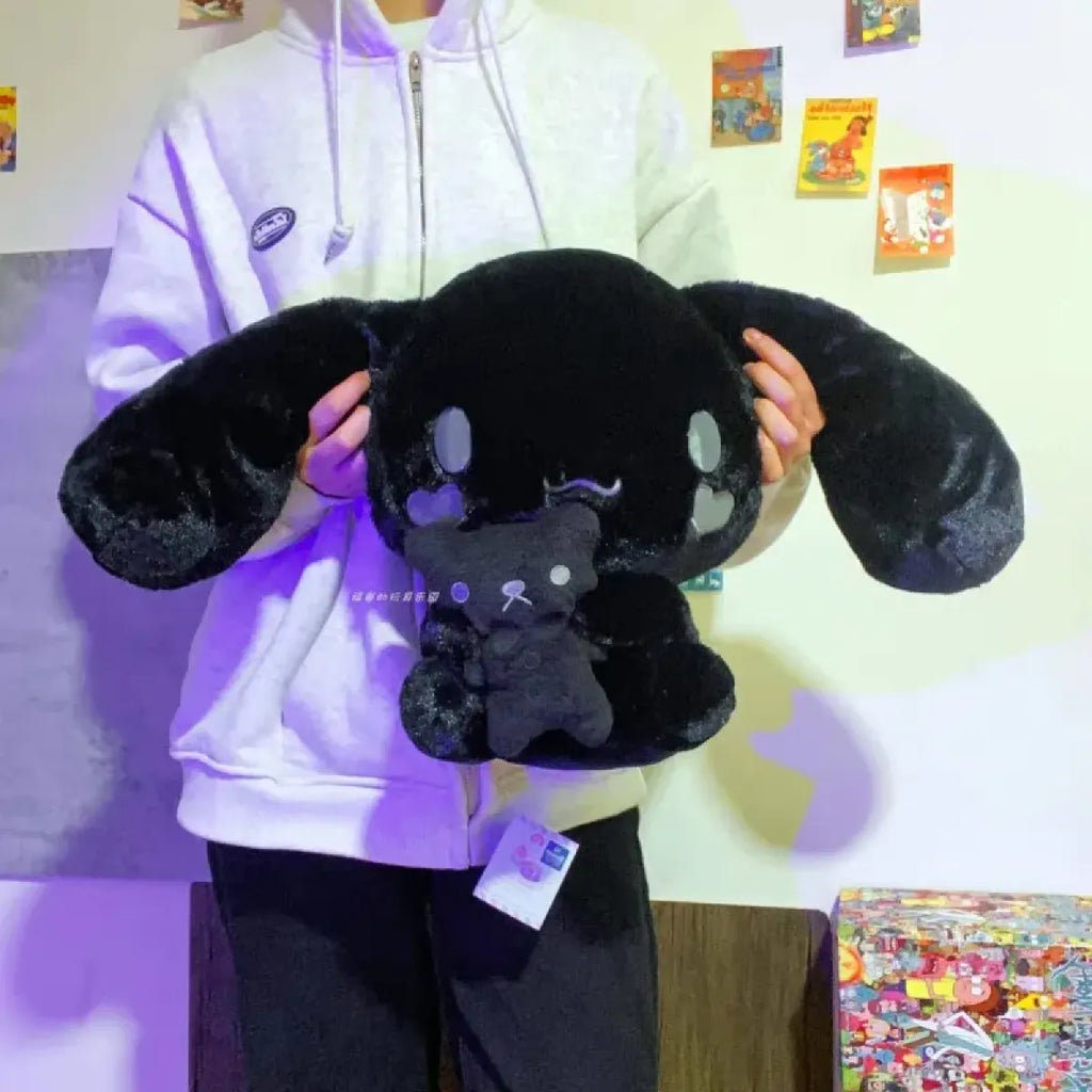 Sanrio Black Cinnamoroll Plush Toy - Kawaii Stuffed Animal