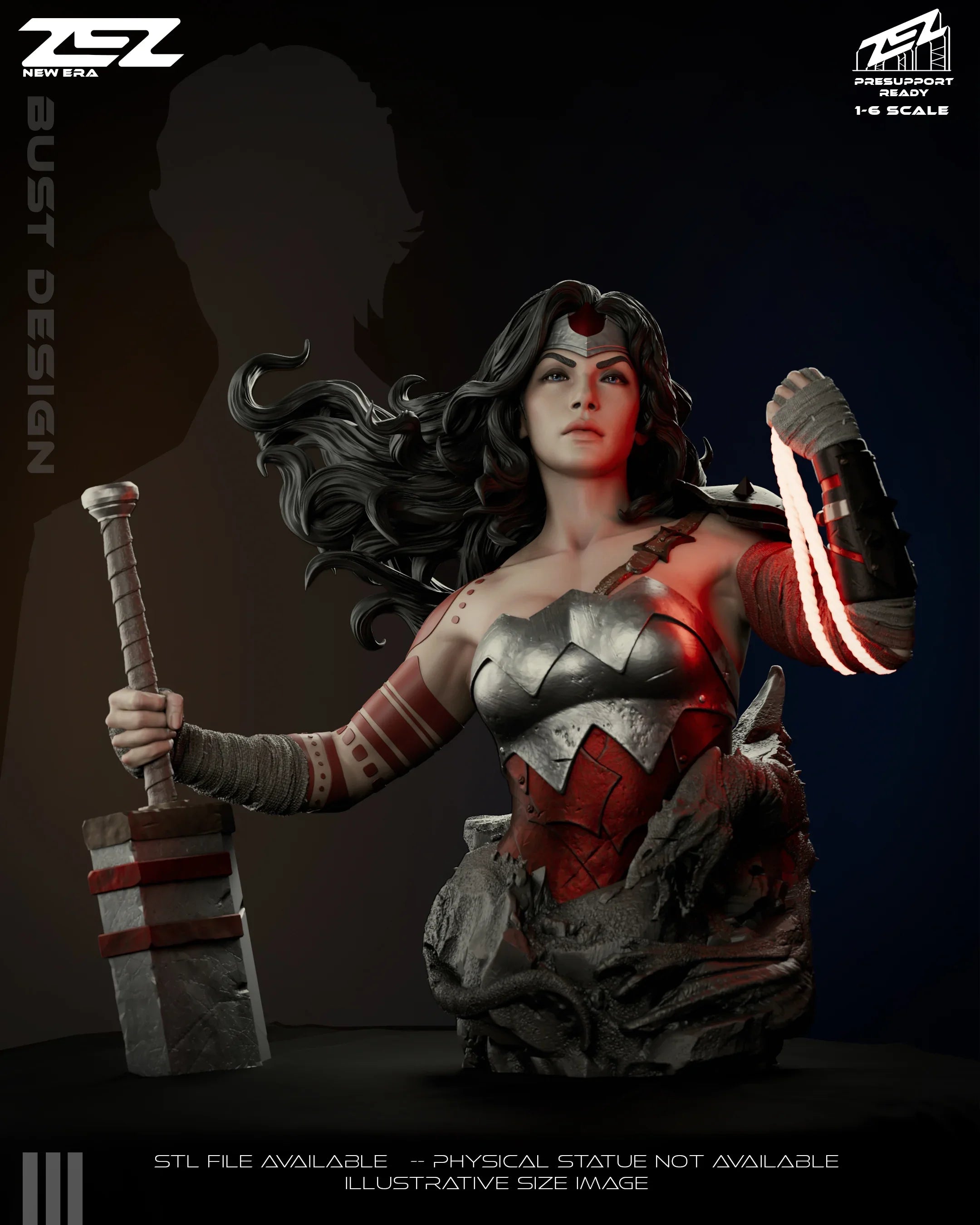 Absolute Wonder Woman - DC Comics - 1:6 Scale, Bust