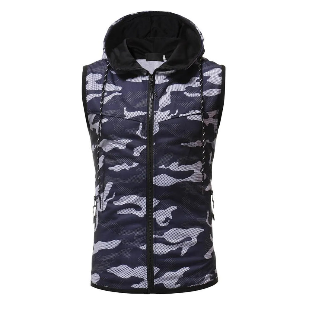 Camouflage Sleeveless Shirt