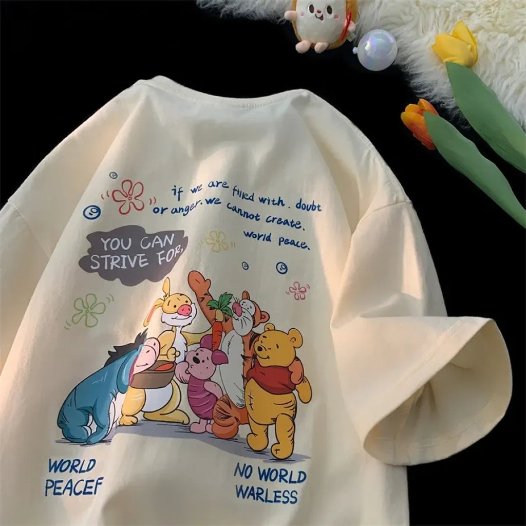 Harajuku Cartoon Graphic T-Shirt