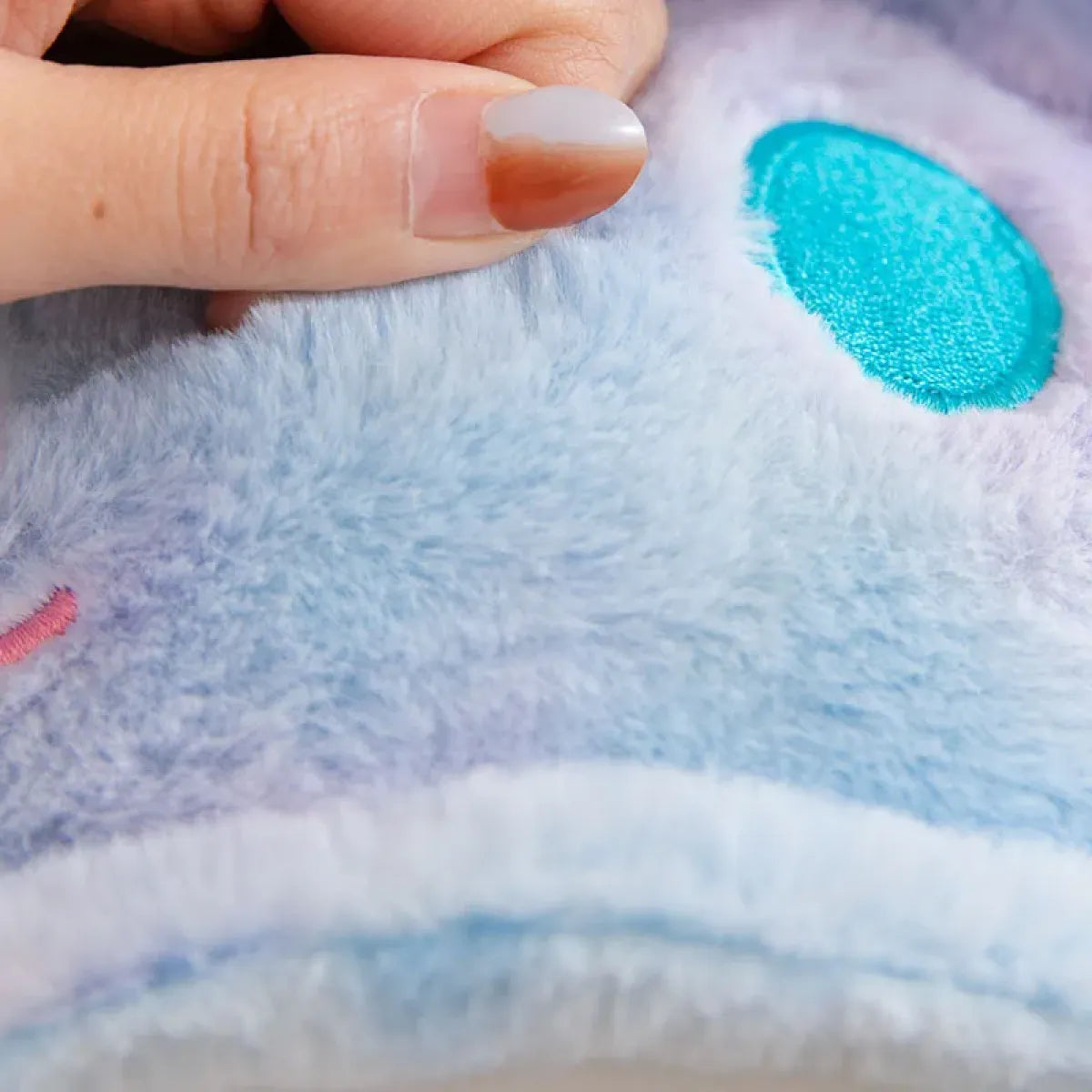 Large Kawaii Cinnamoroll Plush – Pastel Tie-Dye Comfort Pillow Toy
