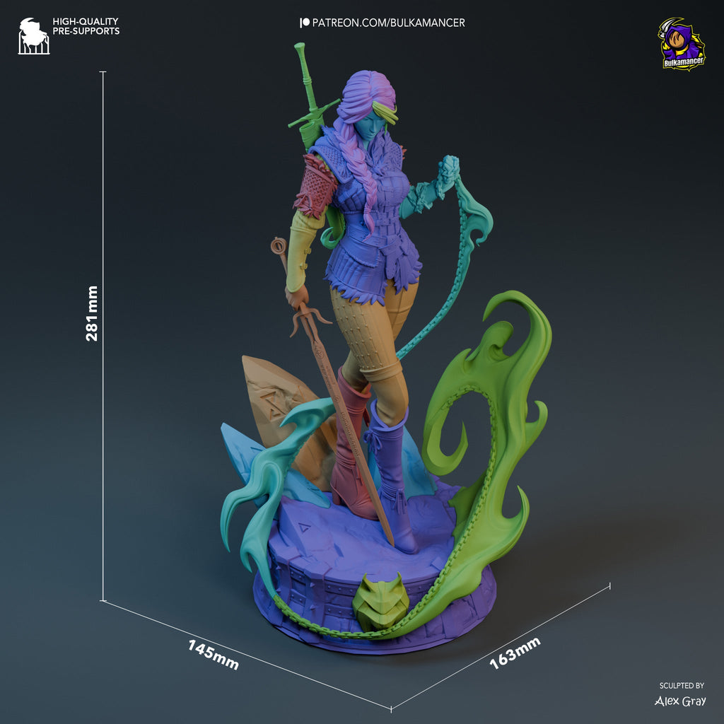 Stylized Ciri - The Witcher - 1:8 Scale Figure