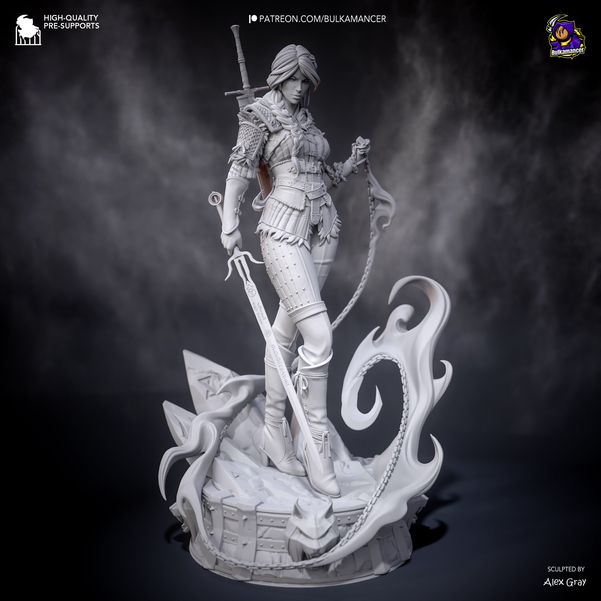 Stylized Ciri - The Witcher - 1:8 Scale Figure
