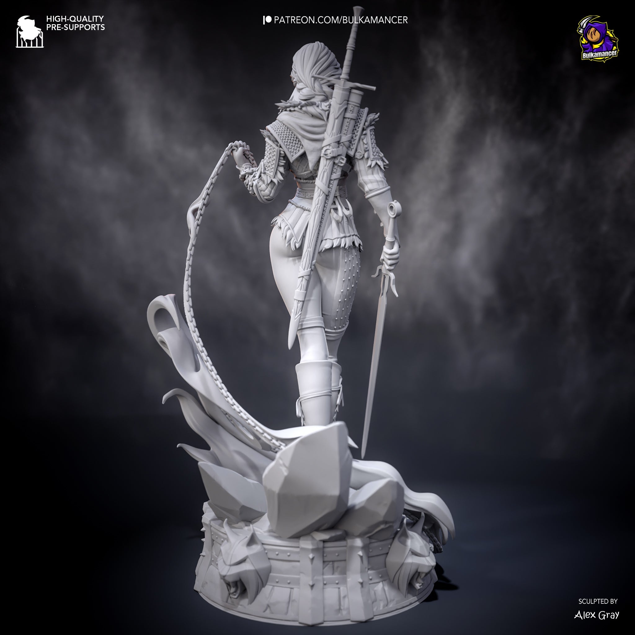 Stylized Ciri - The Witcher - 1:8 Scale Figure