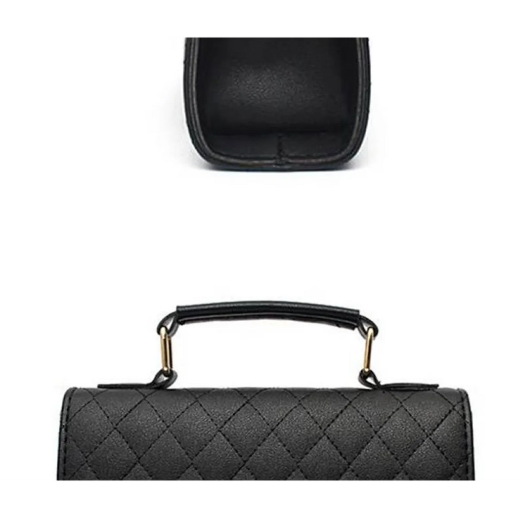Compact Quilted Shoulder Bag