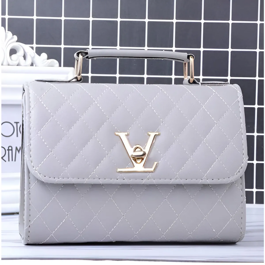 Compact Quilted Shoulder Bag