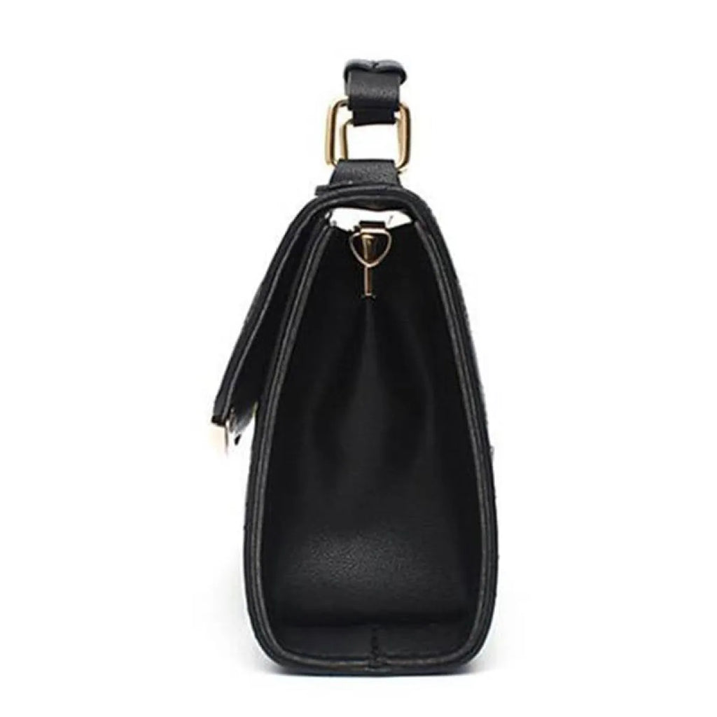 Compact Quilted Shoulder Bag