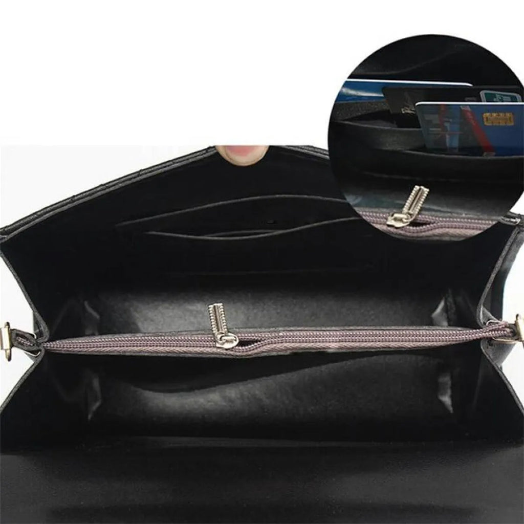 Compact Quilted Shoulder Bag