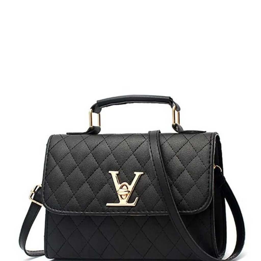 Compact Quilted Shoulder Bag