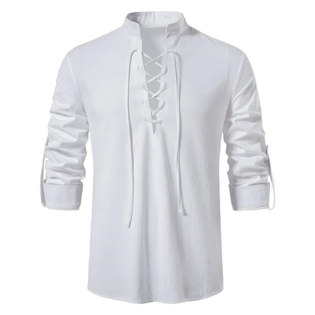 Men's Cotton Linen Tee Shirt