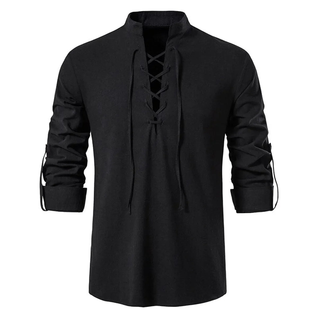 Men's Cotton Linen Tee Shirt