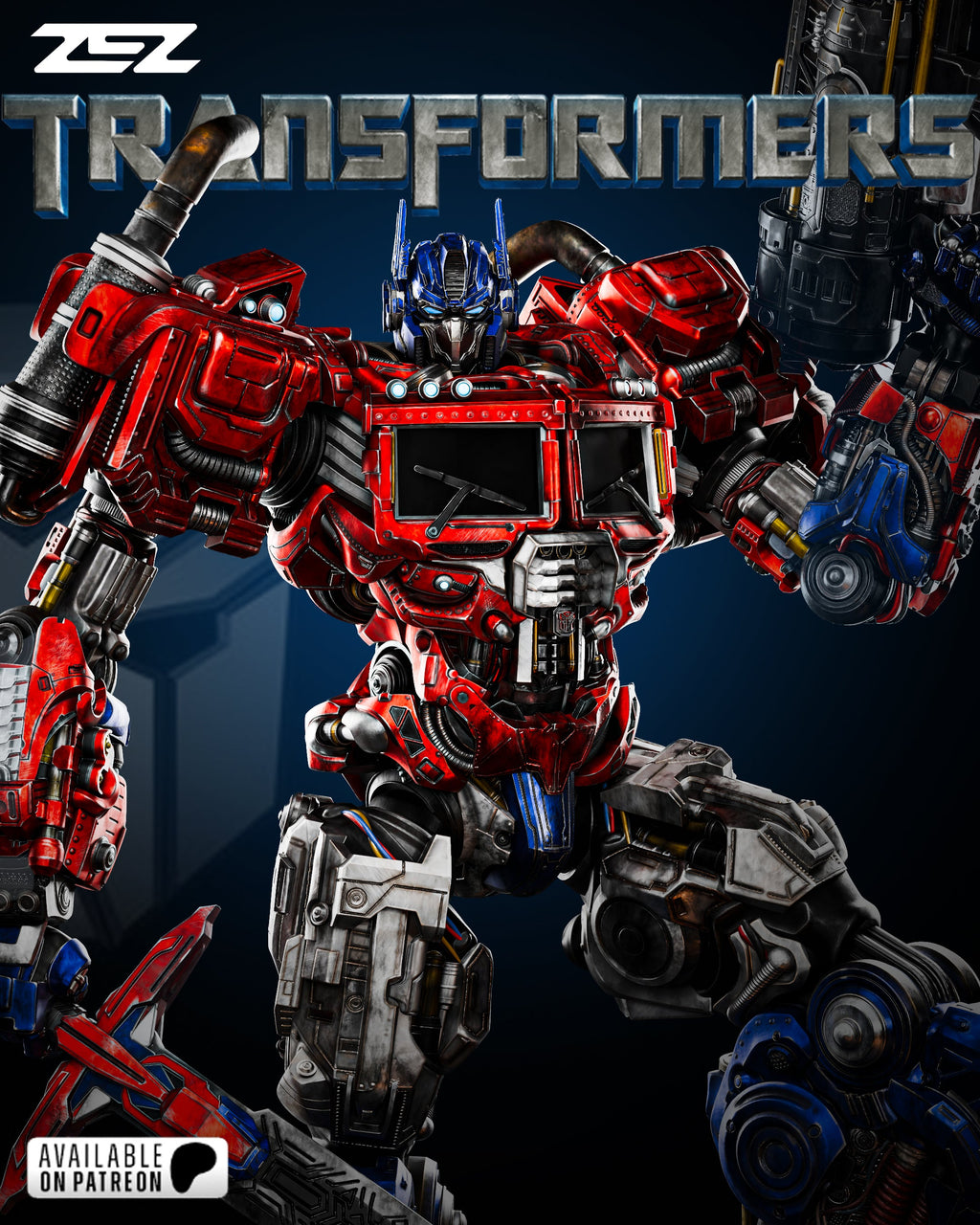 Optimus Prime - Transformers - 1:18 Scale