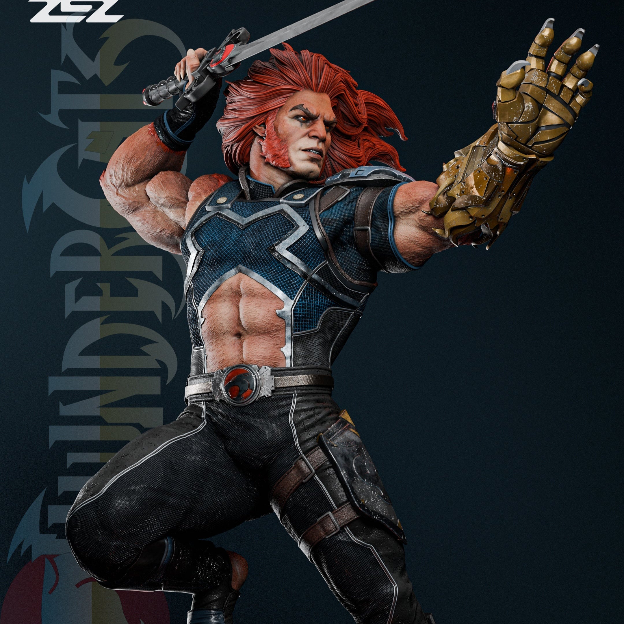 Lion-o - Thundercats - 1:6 Scale, Bust