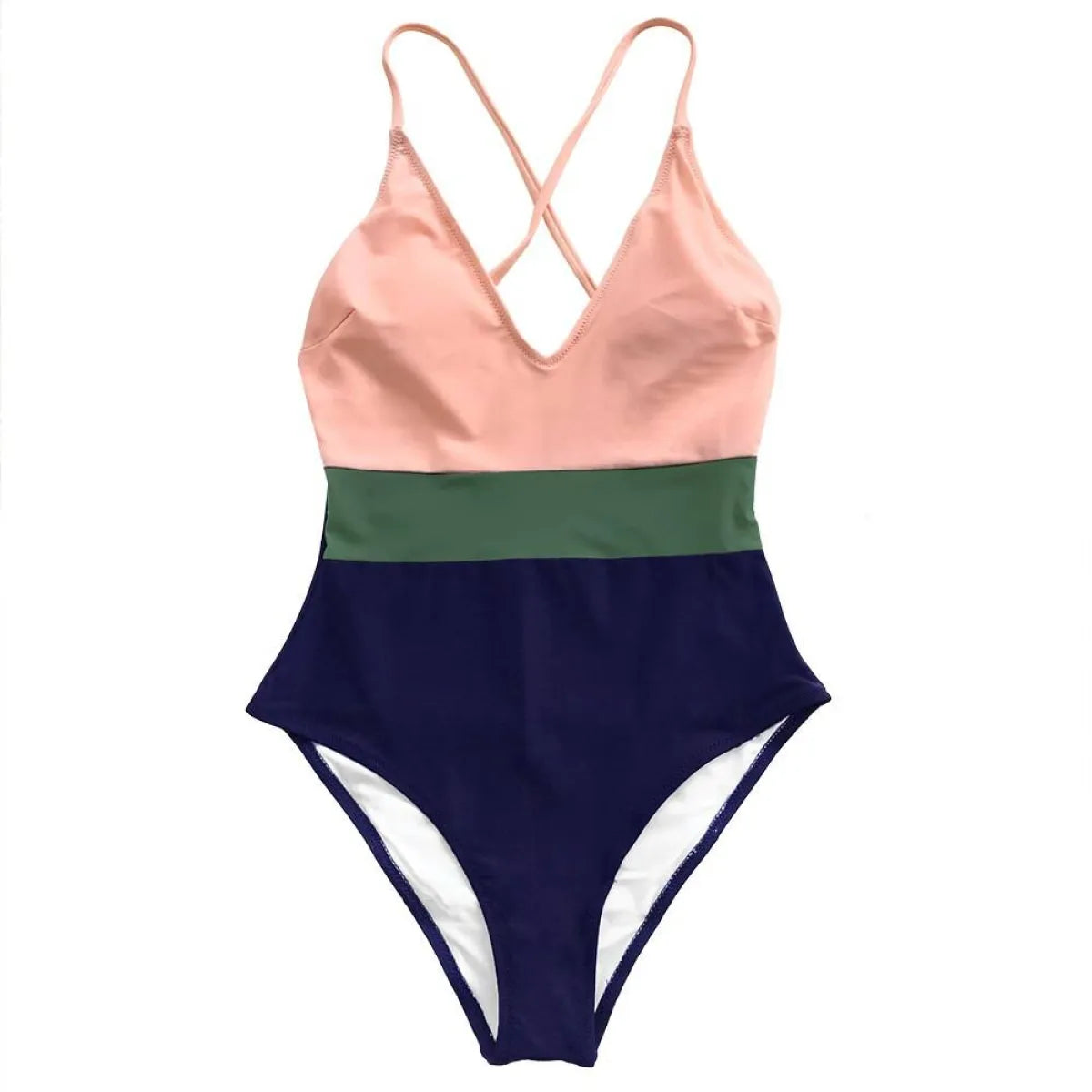 Cross Block One Piece
