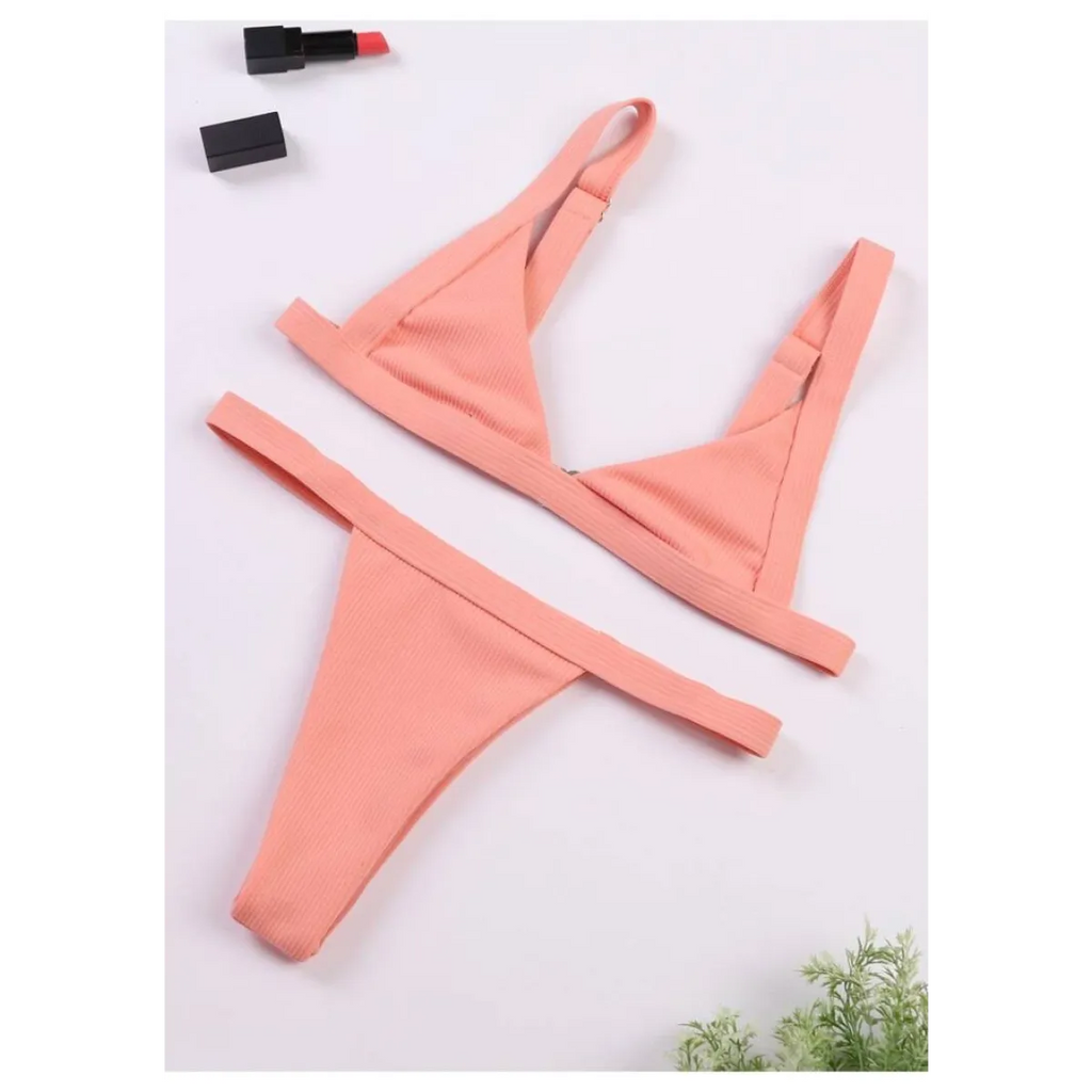 Deep-V Bikini Swimsuit