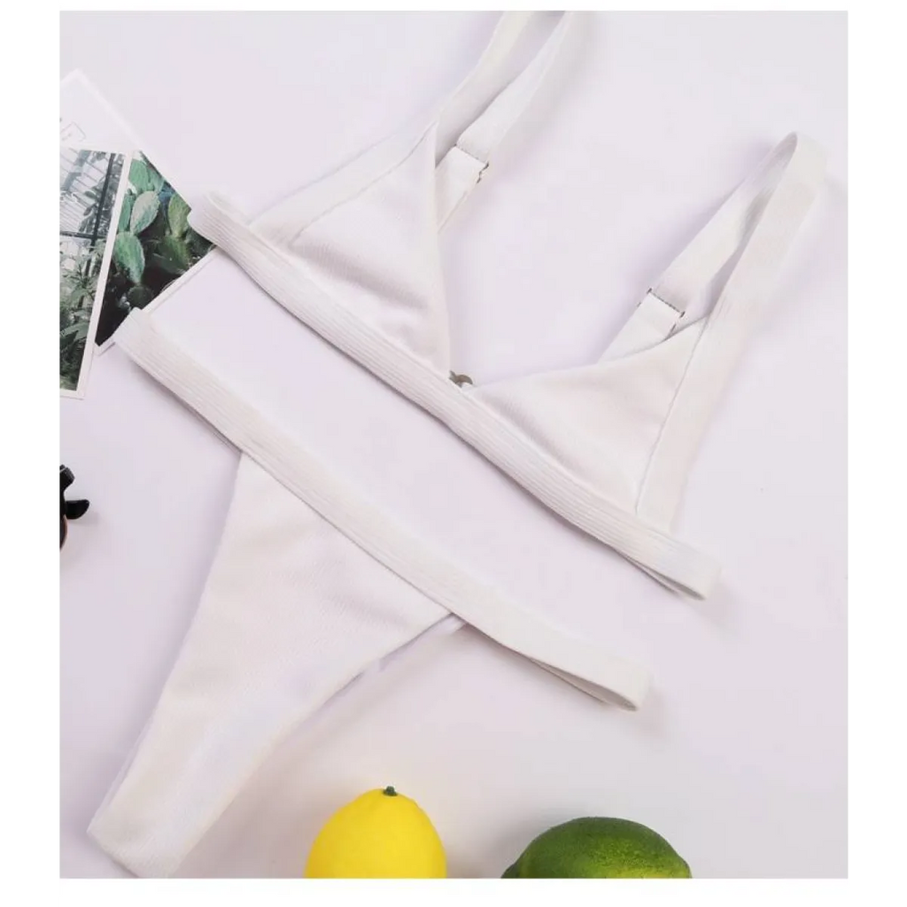 Deep-V Bikini Swimsuit