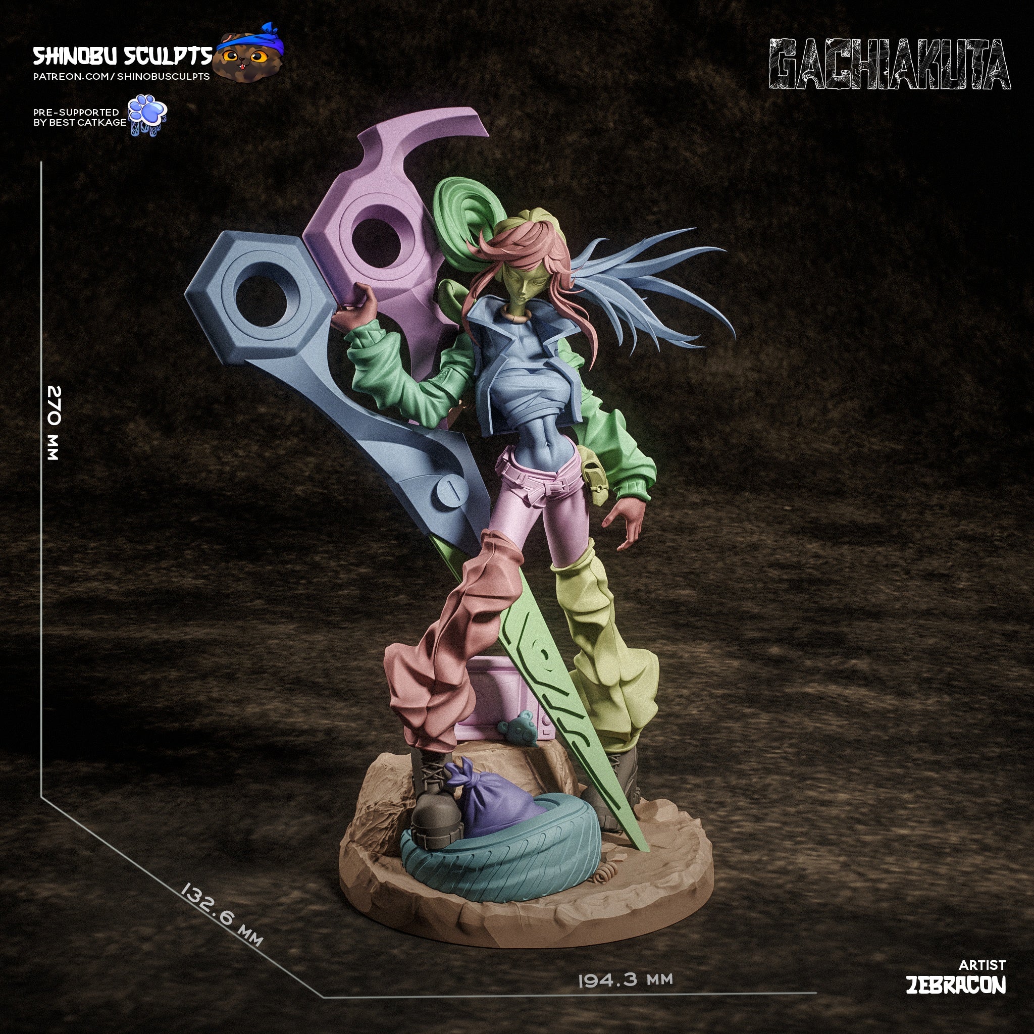 Riyo Reaper -  Gachiakuta - 1:8 Scale