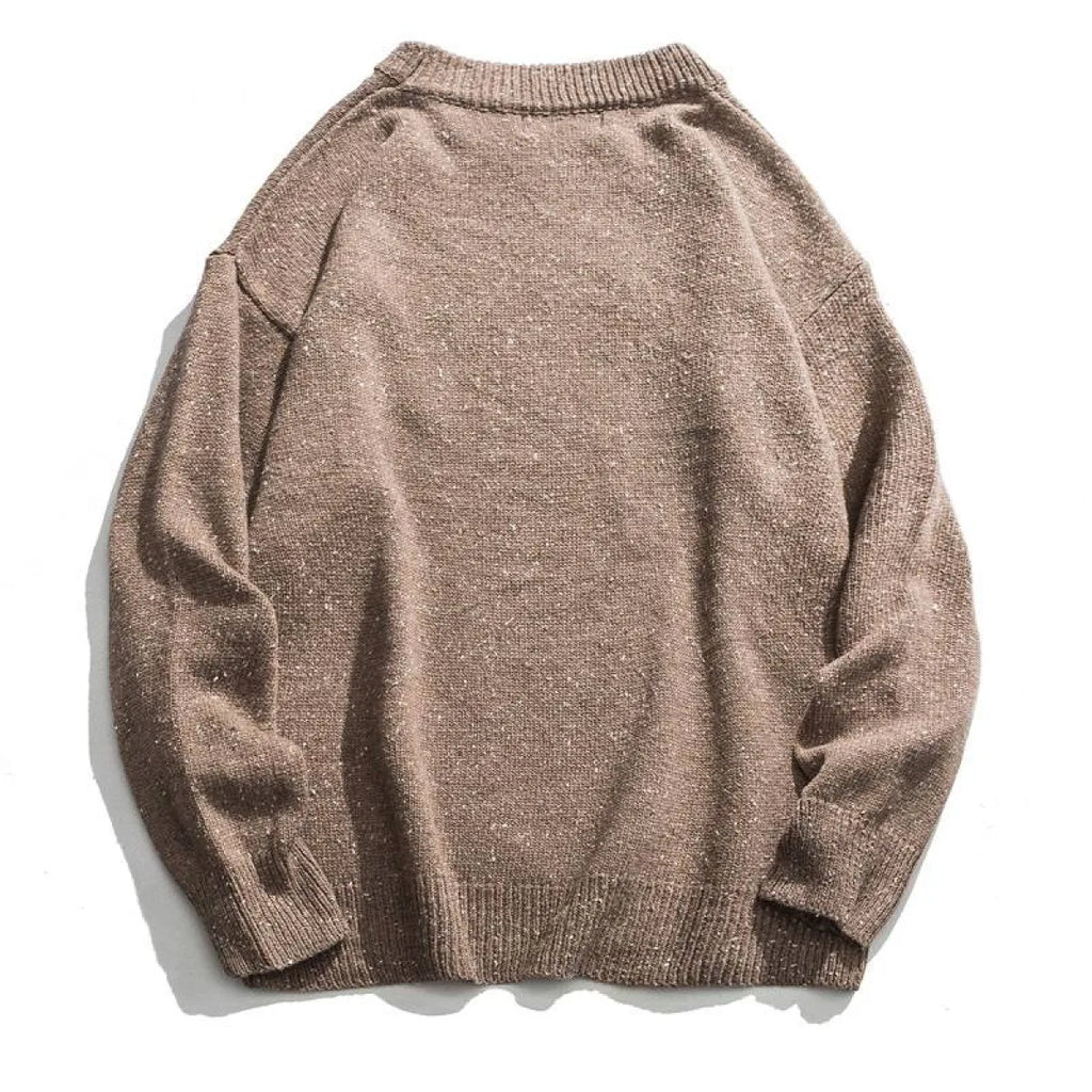 Dinosaur Pattern Knitted Sweater