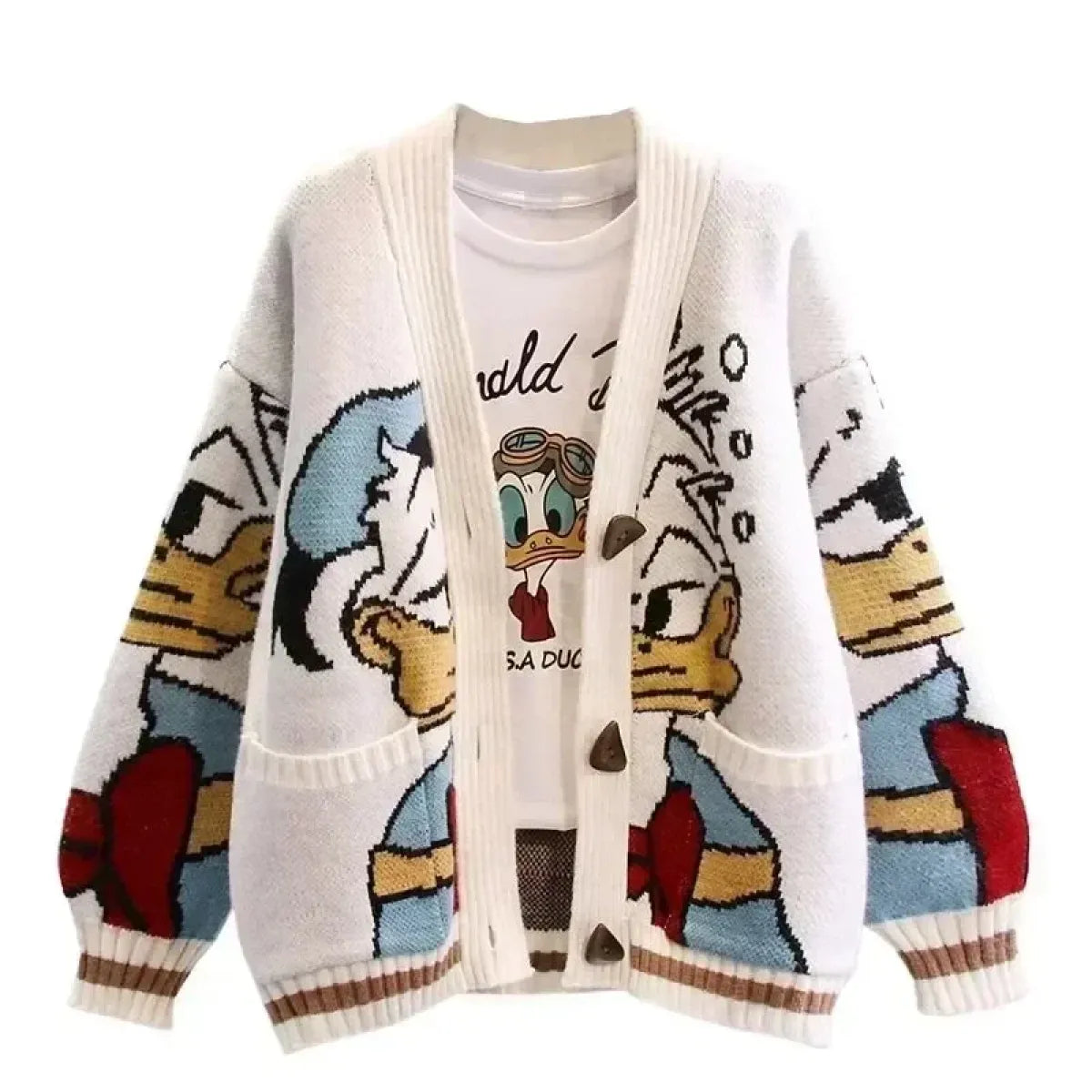 Disney Donald Duck Knitted Cardigans