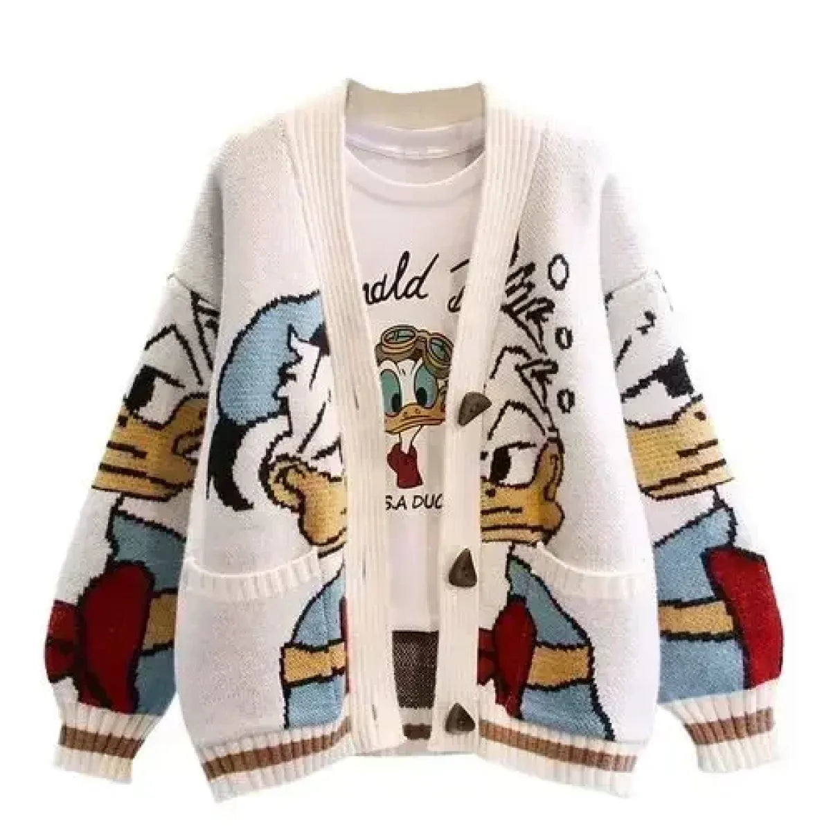 Disney Donald Duck Knitted Cardigans