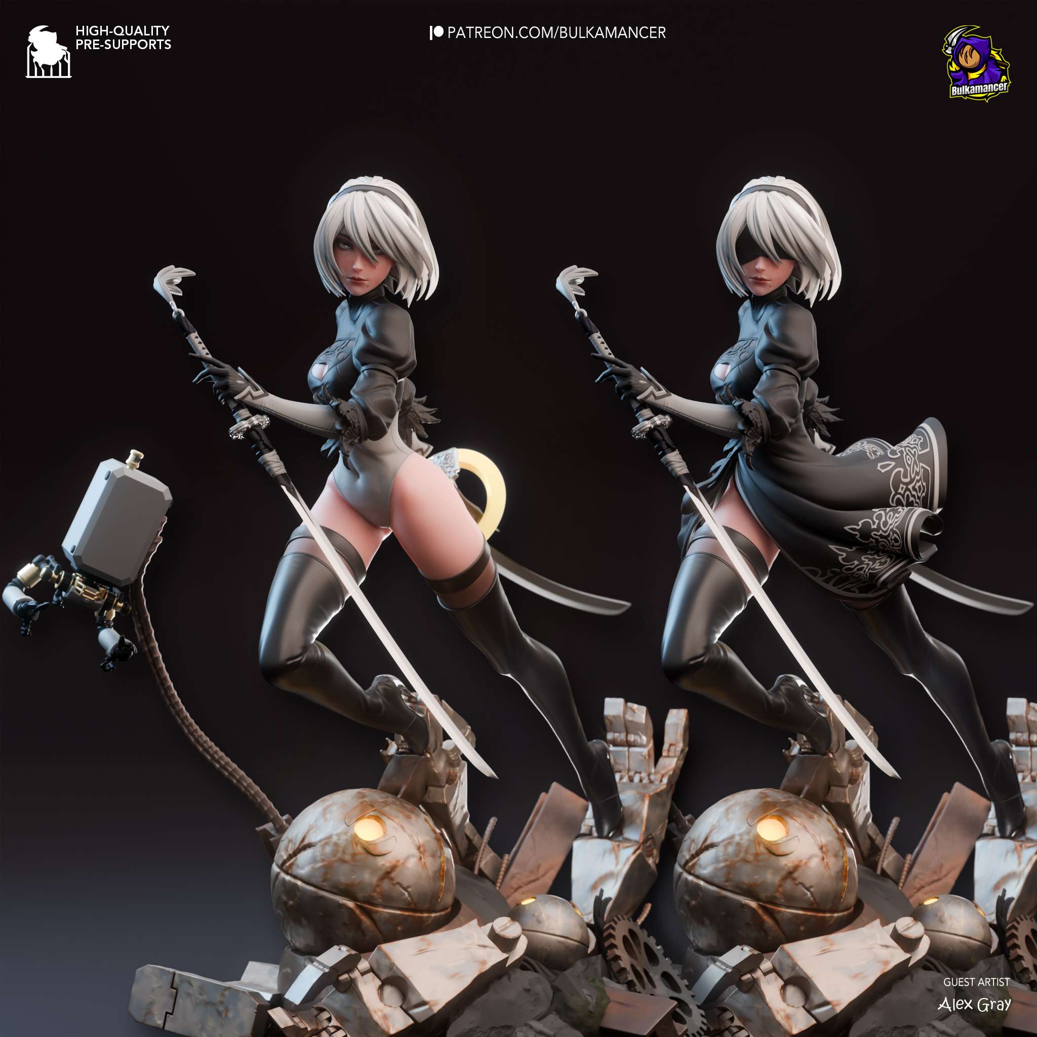 YoRHa No.2 Type B - Nier Automata - 1:8 Scale Figure