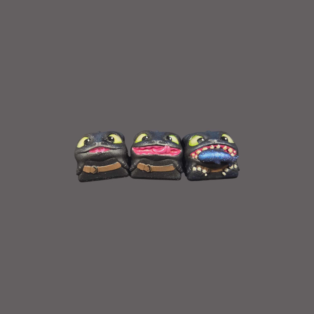 Toothless - How To Train Your Dragon - Keyboard Keycaps