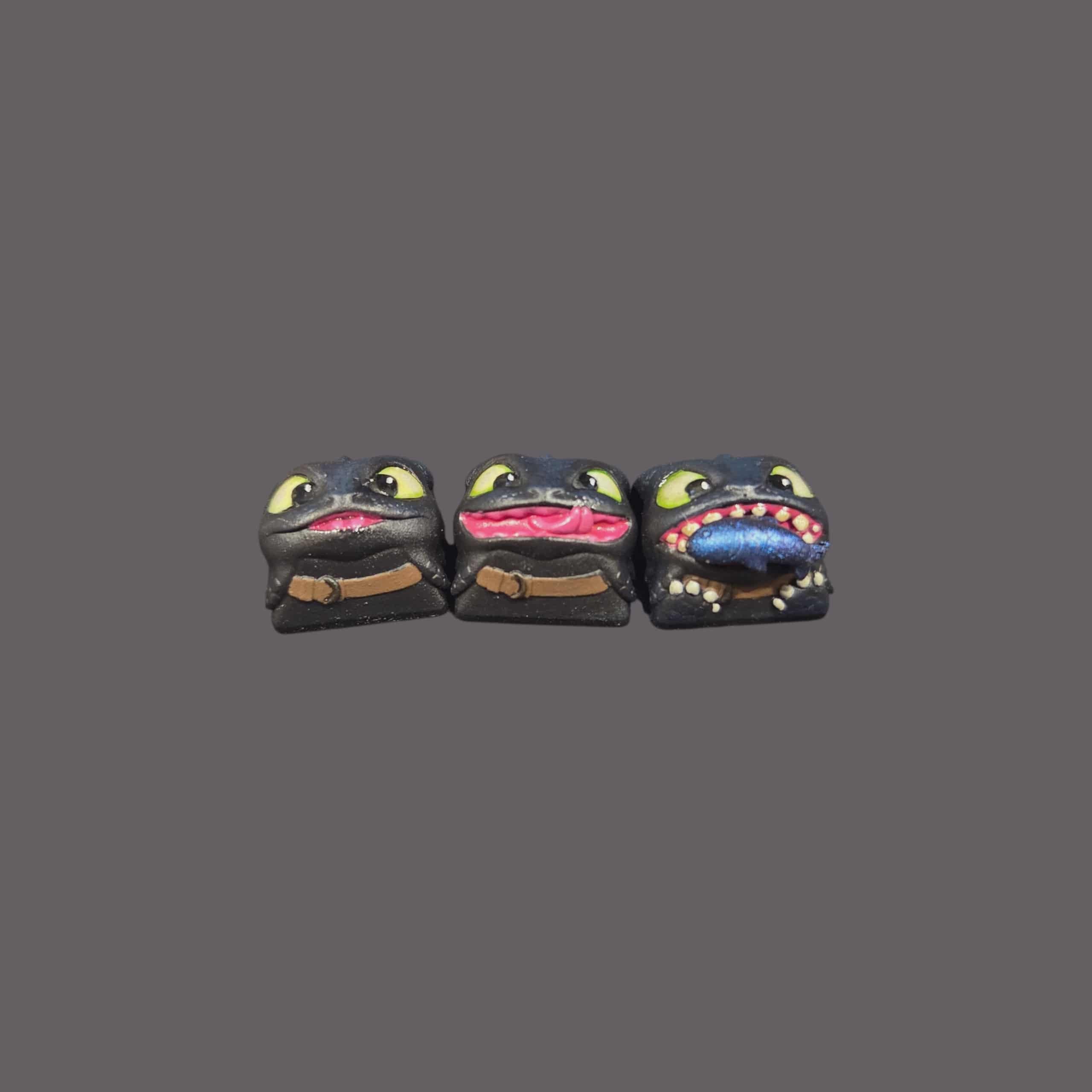 Toothless - How To Train Your Dragon - Keyboard Keycaps